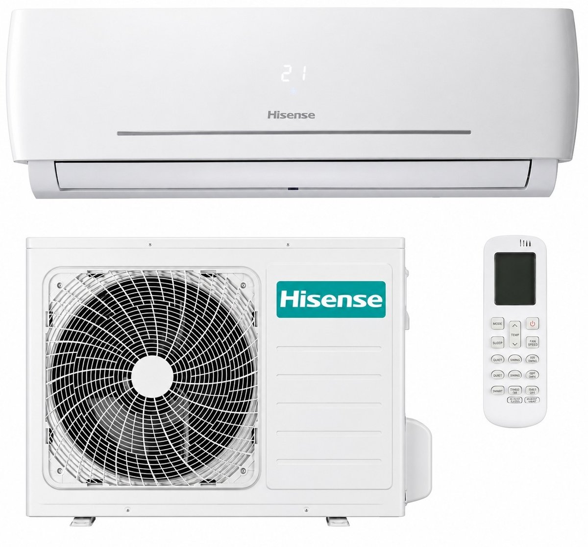 Hisense wall mounted split AC unit