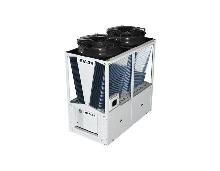 Hitachi air-cooled scroll chiller for a commercial building in Bangladesh