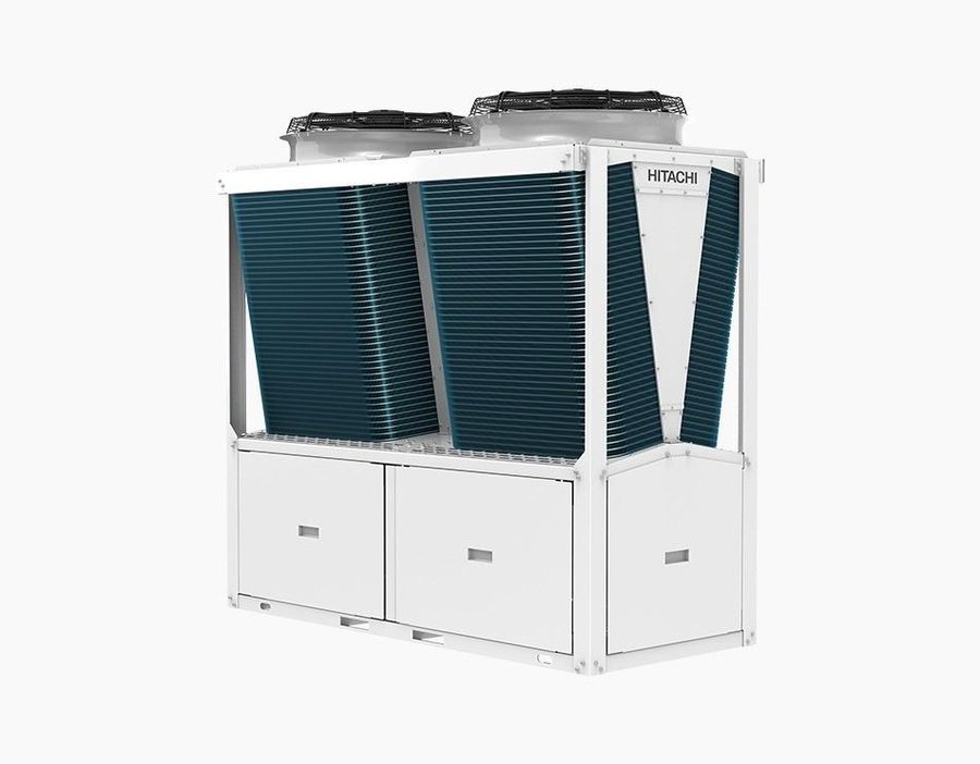 Hitachi modular air-cooled chiller bank for staged capacity in a Bangladeshi factory