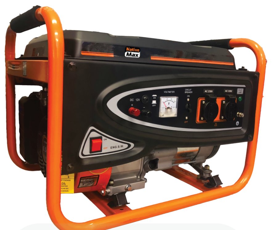 NativeMax LT2500N-4 2kW portable petrol generator
