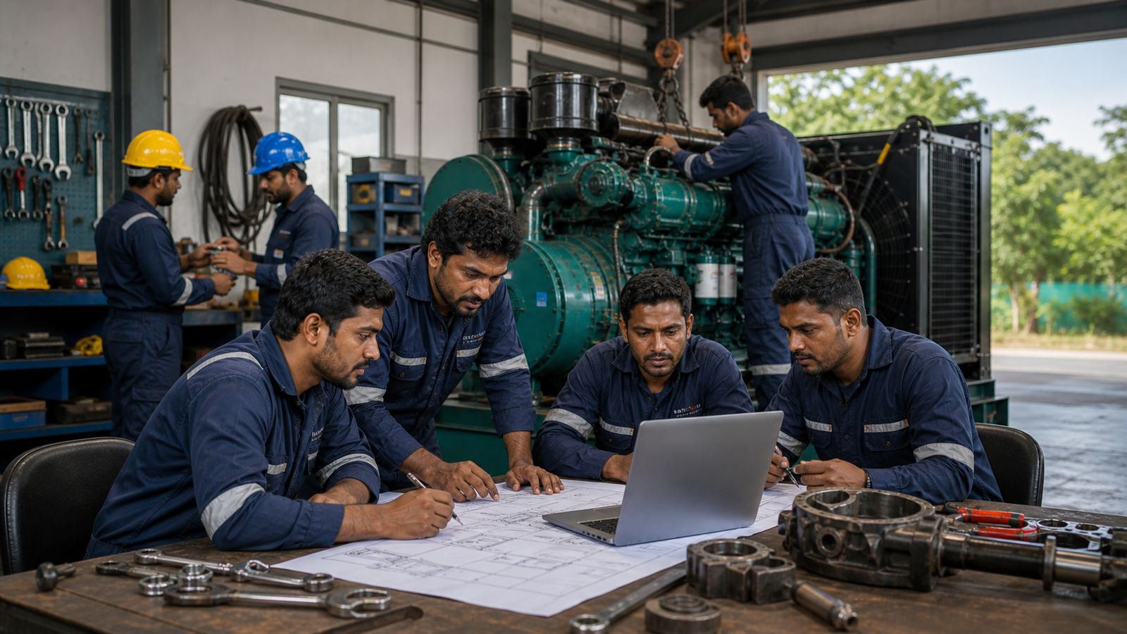 NativeWay engineering team on site